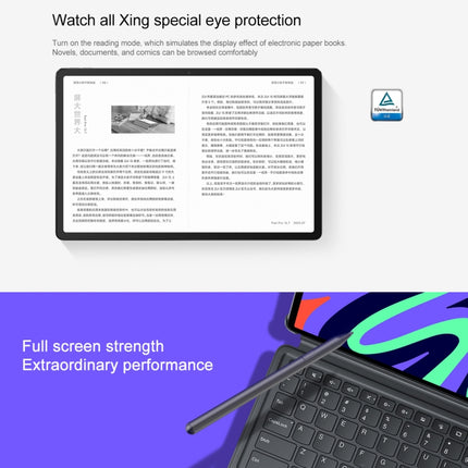 Lenovo Pad Pro 12,7 Zoll WiFi-Tablet, Android 13, Qualcomm Snapdragon 870 Octa Core, unterstützt Gesichtserkennung, 8 GB+128 GB, 8 GB+256 GB
