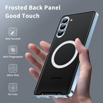 MagSafe Magnetic Frosted Metal Phone Case, For Samsung Galaxy S24 5G, For Samsung Galaxy S23 FE 5G