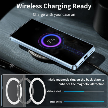 MagSafe Magnetic Frosted Metal Phone Case, For Samsung Galaxy S24 5G, For Samsung Galaxy S23 FE 5G