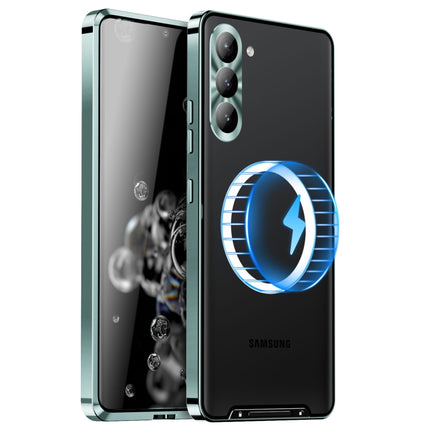MagSafe Magnetic Frosted Metal Phone Case, For Samsung Galaxy S26 Ultra 5G, For Samsung Galaxy S25 5G, For Samsung Galaxy S25+ 5G, For Samsung Galaxy S25 Ultra 5G, For Samsung Galaxy S24 FE 5G, For Samsung Galaxy S24 Ultra 5G, For Samsung Galaxy S24+ 5G