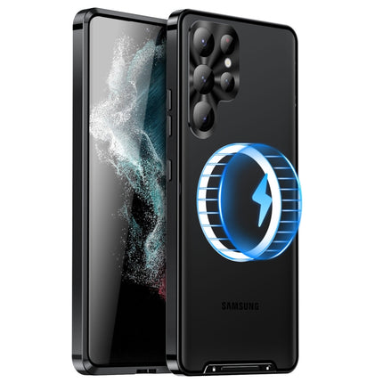 MagSafe Magnetic Frosted Metal Phone Case, For Samsung Galaxy S26 Ultra 5G, For Samsung Galaxy S25 5G, For Samsung Galaxy S25+ 5G, For Samsung Galaxy S25 Ultra 5G, For Samsung Galaxy S24 FE 5G, For Samsung Galaxy S24 Ultra 5G, For Samsung Galaxy S24+ 5G