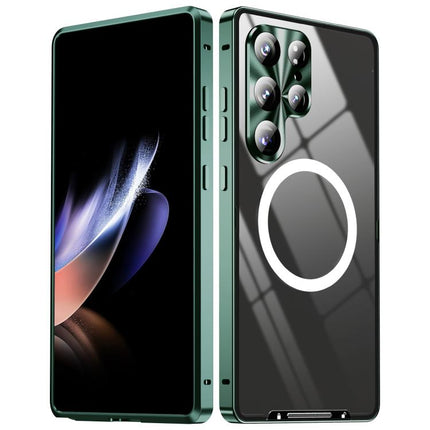 MagSafe Magnetic Frosted Metal Phone Case, For Samsung Galaxy S26 Ultra 5G, For Samsung Galaxy S25 5G, For Samsung Galaxy S25+ 5G, For Samsung Galaxy S25 Ultra 5G, For Samsung Galaxy S24 FE 5G, For Samsung Galaxy S24 Ultra 5G, For Samsung Galaxy S24+ 5G