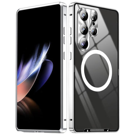 MagSafe Magnetic Frosted Metal Phone Case, For Samsung Galaxy S26 Ultra 5G, For Samsung Galaxy S25 5G, For Samsung Galaxy S25+ 5G, For Samsung Galaxy S25 Ultra 5G, For Samsung Galaxy S24 FE 5G, For Samsung Galaxy S24 Ultra 5G, For Samsung Galaxy S24+ 5G