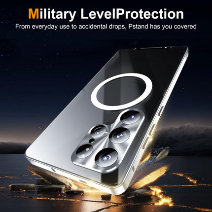 MagSafe Magnetic Frosted Metal Phone Case, For Samsung Galaxy S26 Ultra 5G, For Samsung Galaxy S25 5G, For Samsung Galaxy S25+ 5G, For Samsung Galaxy S25 Ultra 5G, For Samsung Galaxy S24 FE 5G, For Samsung Galaxy S24 Ultra 5G, For Samsung Galaxy S24+ 5G