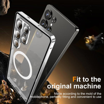 MagSafe Magnetic Frosted Metal Phone Case, For Samsung Galaxy S26 Ultra 5G, For Samsung Galaxy S25 5G, For Samsung Galaxy S25+ 5G, For Samsung Galaxy S25 Ultra 5G, For Samsung Galaxy S24 FE 5G, For Samsung Galaxy S24 Ultra 5G, For Samsung Galaxy S24+ 5G