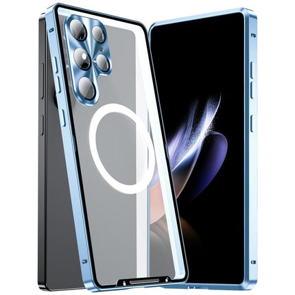 MagSafe Magnetic Frosted Metal Phone Case, For Samsung Galaxy S26 Ultra 5G, For Samsung Galaxy S25 5G, For Samsung Galaxy S25+ 5G, For Samsung Galaxy S25 Ultra 5G, For Samsung Galaxy S24 FE 5G, For Samsung Galaxy S24 Ultra 5G, For Samsung Galaxy S24+ 5G