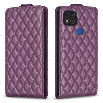 Diamond Lattice Vertical Flip Leather Phone Case, For Xiaomi Redmi 9A, For Xiaomi Redmi 9, For Xiaomi Redmi 9C, For Redmi Note 9 / 10X 4G