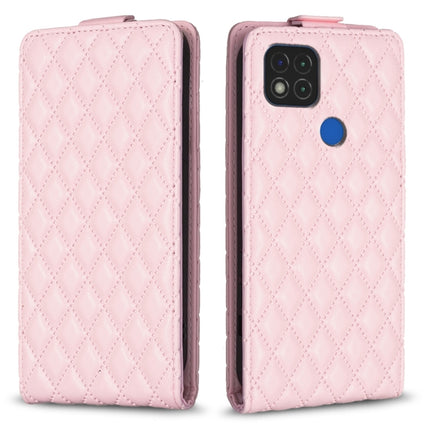 Diamond Lattice Vertical Flip Leather Phone Case, For Xiaomi Redmi 9A, For Xiaomi Redmi 9, For Xiaomi Redmi 9C, For Redmi Note 9 / 10X 4G