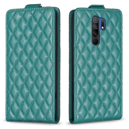 Diamond Lattice Vertical Flip Leather Phone Case, For Xiaomi Redmi 9A, For Xiaomi Redmi 9, For Xiaomi Redmi 9C, For Redmi Note 9 / 10X 4G