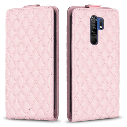 Diamond Lattice Vertical Flip Leather Phone Case, For Xiaomi Redmi 9A, For Xiaomi Redmi 9, For Xiaomi Redmi 9C, For Redmi Note 9 / 10X 4G