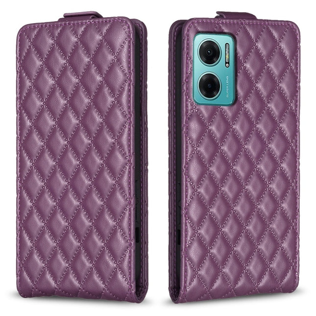 Diamond Lattice Vertical Flip Leather Phone Case, For Xiaomi Redmi 10 5G / Note 11E, For Xiaomi Redmi 10C, For Redmi 10 2022 / Note 11 4G, For Xiaomi 12 Pro