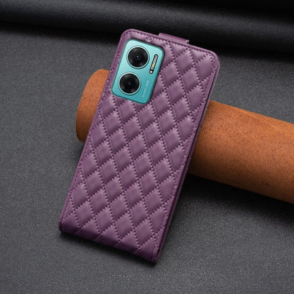 Diamond Lattice Vertical Flip Leather Phone Case, For Xiaomi Redmi 10 5G / Note 11E, For Xiaomi Redmi 10C, For Redmi 10 2022 / Note 11 4G, For Redmi K40 / K40 Pro