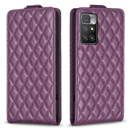 Diamond Lattice Vertical Flip Leather Phone Case, For Xiaomi Redmi 10 5G / Note 11E, For Xiaomi Redmi 10C, For Redmi 10 2022 / Note 11 4G, For Redmi K40 / K40 Pro