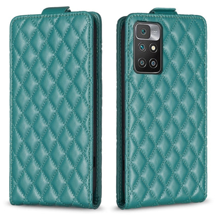Diamond Lattice Vertical Flip Leather Phone Case, For Xiaomi Redmi 10 5G / Note 11E, For Xiaomi Redmi 10C, For Redmi 10 2022 / Note 11 4G, For Redmi K40 / K40 Pro