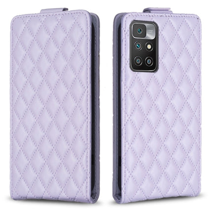 Diamond Lattice Vertical Flip Leather Phone Case, For Xiaomi Redmi 10 5G / Note 11E, For Xiaomi Redmi 10C, For Redmi 10 2022 / Note 11 4G, For Redmi K40 / K40 Pro