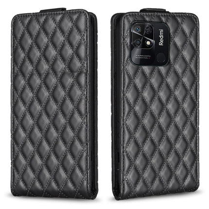 Diamond Lattice Vertical Flip Leather Phone Case, For Xiaomi Redmi 10 5G / Note 11E, For Xiaomi Redmi 10C, For Redmi 10 2022 / Note 11 4G, For Redmi K40 / K40 Pro