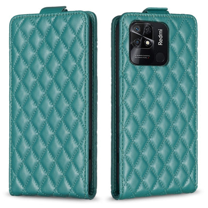 Diamond Lattice Vertical Flip Leather Phone Case, For Xiaomi Redmi 10 5G / Note 11E, For Xiaomi Redmi 10C, For Redmi 10 2022 / Note 11 4G, For Redmi K40 / K40 Pro