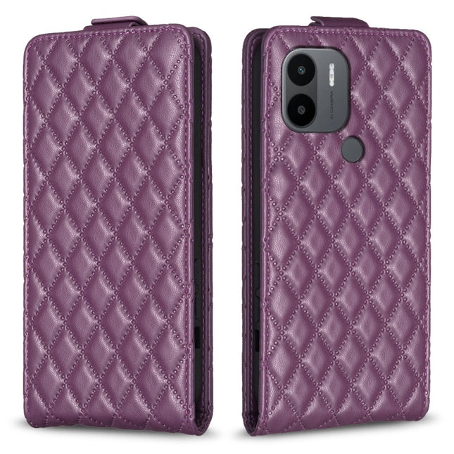 Diamond Lattice Vertical Flip Leather Phone Case, For Redmi A1 / A1+ / A2, For Xiaomi Poco C55 / Redmi 12C, For Redmi Note 12 Pro+ Global, For Redmi Note 12 Pro Global