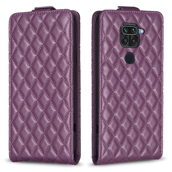 Diamond Lattice Vertical Flip Leather Phone Case, For Redmi Note 9 / 10X 4G, For Redmi Note 9 Pro / 9 Pro Max