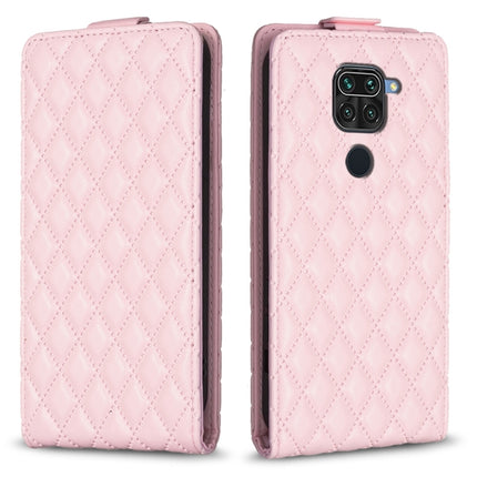 Diamond Lattice Vertical Flip Leather Phone Case, For Xiaomi Redmi 9A, For Xiaomi Redmi 9, For Xiaomi Redmi 9C, For Redmi Note 9 / 10X 4G