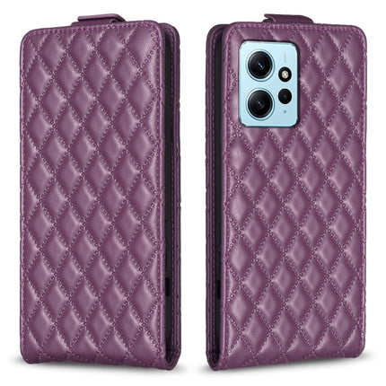 Diamond Lattice Vertical Flip Leather Phone Case, For Redmi Note 12 Turbo, For Redmi Note 12S / 11 Global, For Redmi Note 12 4G Global, For Xiaomi Civi 3 5G