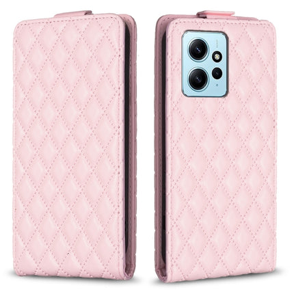 Diamond Lattice Vertical Flip Leather Phone Case, For Redmi Note 12 Turbo, For Redmi Note 12S / 11 Global, For Redmi Note 12 4G Global, For Xiaomi Civi 3 5G