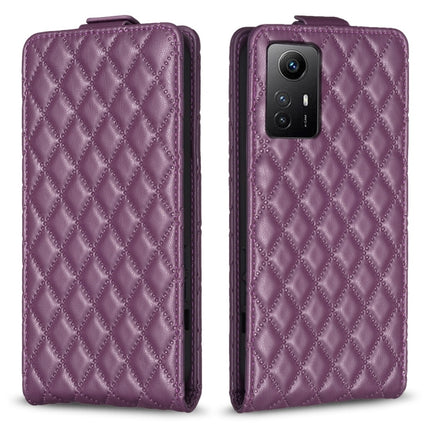 Diamond Lattice Vertical Flip Leather Phone Case, For Redmi Note 12 Turbo, For Redmi Note 12S / 11 Global, For Redmi Note 12 4G Global, For Xiaomi Civi 3 5G