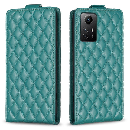 Diamond Lattice Vertical Flip Leather Phone Case, For Redmi Note 12 Turbo, For Redmi Note 12S / 11 Global, For Redmi Note 12 4G Global, For Xiaomi Civi 3 5G