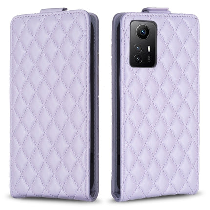 Diamond Lattice Vertical Flip Leather Phone Case, For Redmi Note 12 Turbo, For Redmi Note 12S / 11 Global, For Redmi Note 12 4G Global, For Xiaomi Civi 3 5G