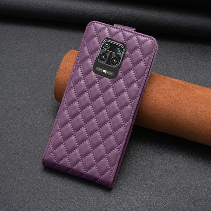 Diamond Lattice Vertical Flip Leather Phone Case, For Redmi Note 9 Pro / 9 Pro Max