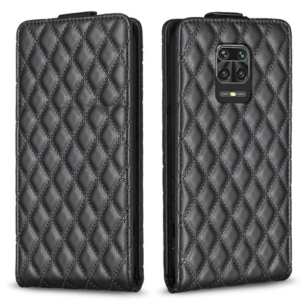 Diamond Lattice Vertical Flip Leather Phone Case, For Redmi Note 9 Pro / 9 Pro Max