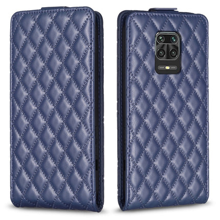 Diamond Lattice Vertical Flip Leather Phone Case, For Redmi Note 9 Pro / 9 Pro Max