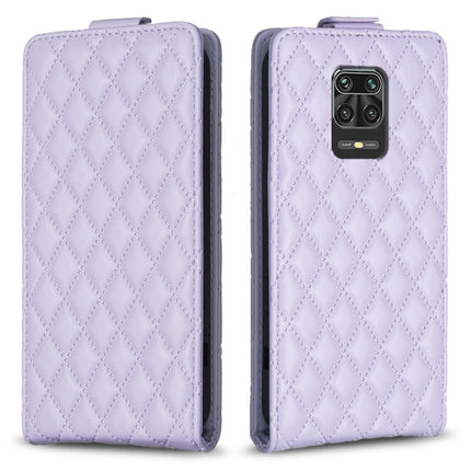 Diamond Lattice Vertical Flip Leather Phone Case, For Redmi Note 9 Pro / 9 Pro Max