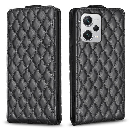 Diamond Lattice Vertical Flip Leather Phone Case, For Redmi A1 / A1+ / A2, For Xiaomi Poco C55 / Redmi 12C, For Redmi Note 12 Pro+ Global, For Redmi Note 12 Pro Global