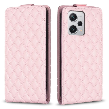 Diamond Lattice Vertical Flip Leather Phone Case, For Redmi A1 / A1+ / A2, For Xiaomi Poco C55 / Redmi 12C, For Redmi Note 12 Pro+ Global, For Redmi Note 12 Pro Global