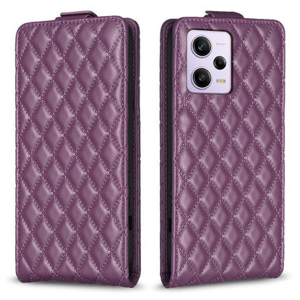 Diamond Lattice Vertical Flip Leather Phone Case, For Redmi A1 / A1+ / A2, For Xiaomi Poco C55 / Redmi 12C, For Redmi Note 12 Pro+ Global, For Redmi Note 12 Pro Global