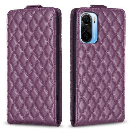 Diamond Lattice Vertical Flip Leather Phone Case, For Xiaomi Redmi 10 5G / Note 11E, For Xiaomi Redmi 10C, For Redmi 10 2022 / Note 11 4G, For Redmi K40 / K40 Pro