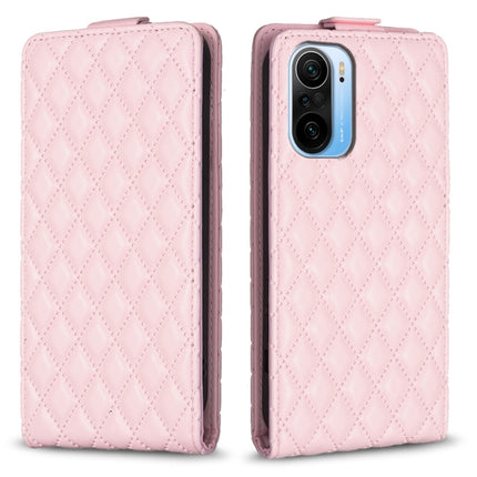 Diamond Lattice Vertical Flip Leather Phone Case, For Xiaomi Redmi 10 5G / Note 11E, For Xiaomi Redmi 10C, For Redmi 10 2022 / Note 11 4G, For Redmi K40 / K40 Pro