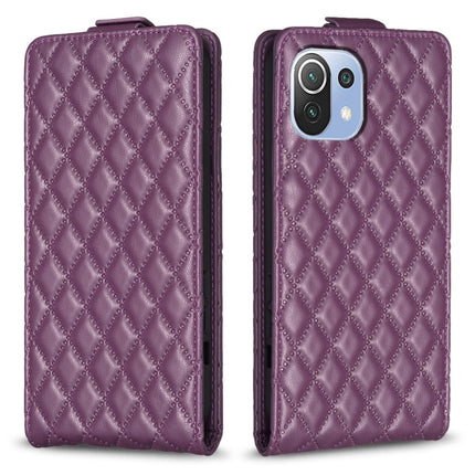 Diamond Lattice Vertical Flip Leather Phone Case, For Xiaomi 12, For Xiaomi Mi 11T / 11T Pro, For Redmi Note 10 5G /Note 10T 5G, For Xiaomi Mi 11 Lite