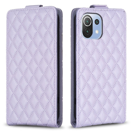 Diamond Lattice Vertical Flip Leather Phone Case, For Xiaomi 12, For Xiaomi Mi 11T / 11T Pro, For Redmi Note 10 5G /Note 10T 5G, For Xiaomi Mi 11 Lite