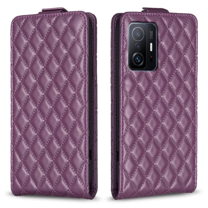 Diamond Lattice Vertical Flip Leather Phone Case, For Xiaomi 12 Pro, For Xiaomi 12, For Xiaomi Mi 11T / 11T Pro, For Redmi Note 10 5G /Note 10T 5G