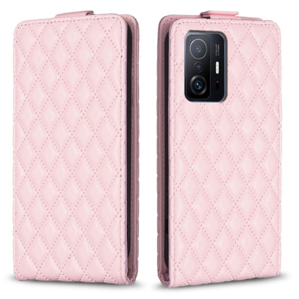 Diamond Lattice Vertical Flip Leather Phone Case, For Xiaomi 12 Pro, For Xiaomi 12, For Xiaomi Mi 11T / 11T Pro, For Redmi Note 10 5G /Note 10T 5G