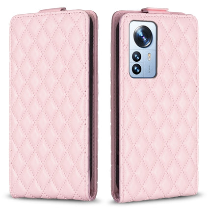 Diamond Lattice Vertical Flip Leather Phone Case, For Xiaomi 12 Pro, For Xiaomi 12, For Xiaomi Mi 11T / 11T Pro, For Redmi Note 10 5G /Note 10T 5G
