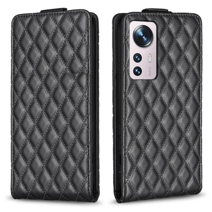 Diamond Lattice Vertical Flip Leather Phone Case, For Xiaomi 12 Pro, For Xiaomi 12, For Xiaomi Mi 11T / 11T Pro, For Redmi Note 10 5G /Note 10T 5G