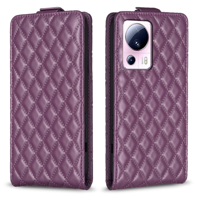 Diamond Lattice Vertical Flip Leather Phone Case, For Redmi Note 12 5G Global, For Xiaomi 13 Lite / Civi 2, For Xiaomi Redmi K60 / K60 Pro, For Xiaomi 13 Pro