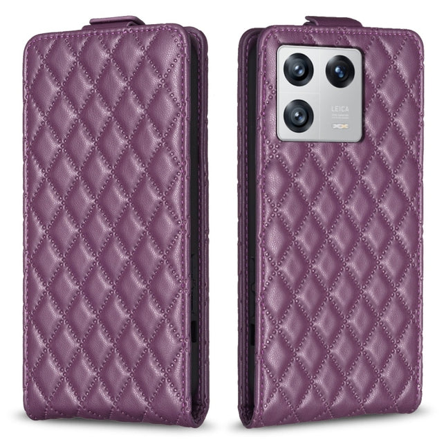 Diamond Lattice Vertical Flip Leather Phone Case, For Xiaomi 13, For Xiaomi 12T / 12T Pro, For Redmi Note 11 Pro 5G Global, For Xiaomi 12 Lite
