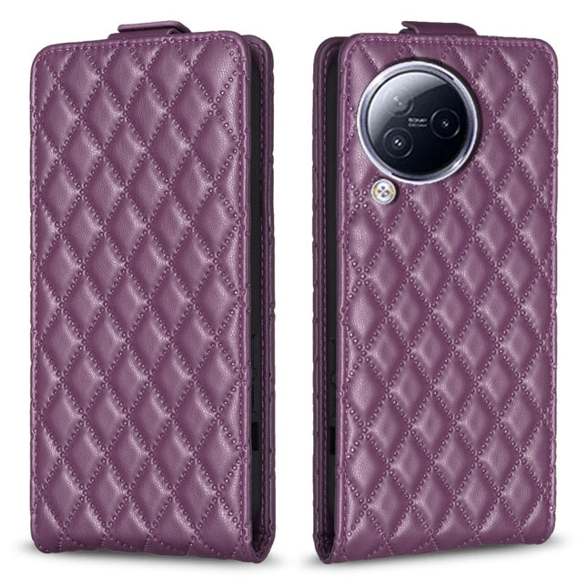 Diamond Lattice Vertical Flip Leather Phone Case, For Redmi Note 12 Turbo, For Redmi Note 12S / 11 Global, For Redmi Note 12 4G Global, For Xiaomi Civi 3 5G