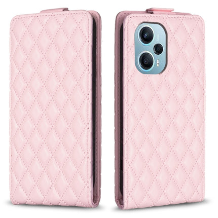 Diamond Lattice Vertical Flip Leather Phone Case, For Redmi Note 12 Turbo, For Redmi Note 12S / 11 Global, For Redmi Note 12 4G Global, For Xiaomi Civi 3 5G