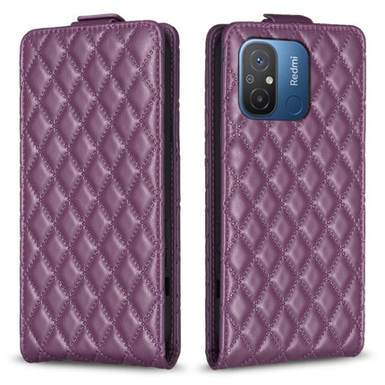 Diamond Lattice Vertical Flip Leather Phone Case, For Redmi A1 / A1+ / A2, For Xiaomi Poco C55 / Redmi 12C, For Redmi Note 12 Pro+ Global, For Redmi Note 12 Pro Global