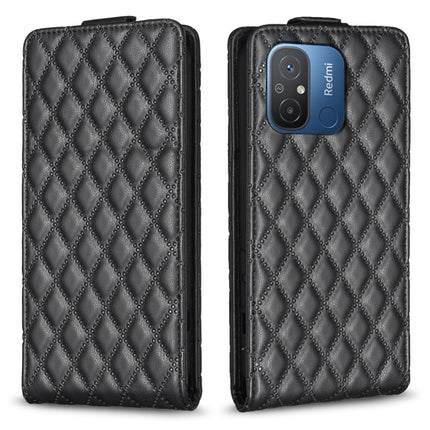 Diamond Lattice Vertical Flip Leather Phone Case, For Redmi A1 / A1+ / A2, For Xiaomi Poco C55 / Redmi 12C, For Redmi Note 12 Pro+ Global, For Redmi Note 12 Pro Global